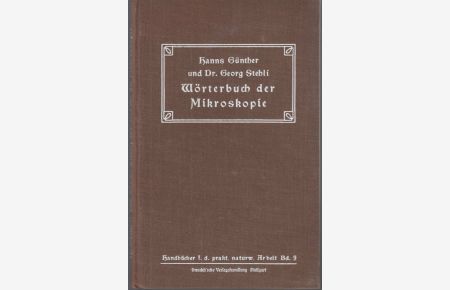 Wörterbuch der Mikroskopie
