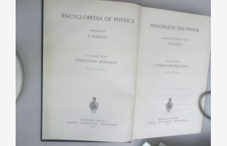 Handbuch der Physik. Bd. 32: Strukturforschung.