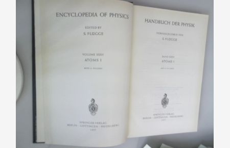 Handbuch der Physik. Bd. 35: Atome 1.