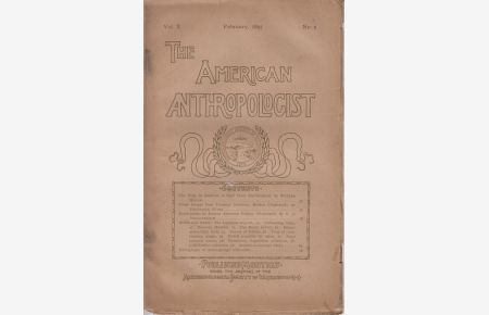 The American Anthropologist Vol. X No. 2 1897.