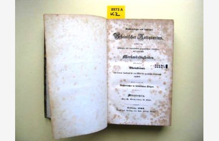 Der Rheingau. II. Abtheilung, 11. Band. Historisch und topographische dargestellt durch Chr. von Stramberg.