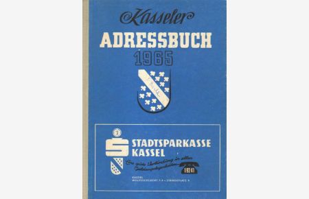 Kasseler Adressbuch 1965.