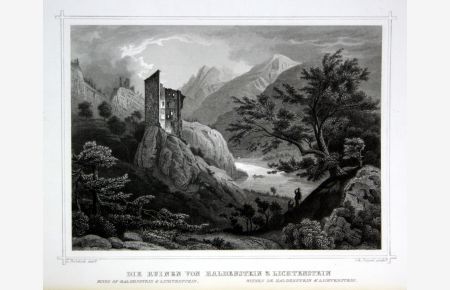 Die Ruinen von Haldenstein & Lichtenstein - Burg Lichtenstein Haldenstein