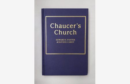 Chaucer's Church. A Dictionary of Religious Terms in Chaucer.