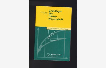 Gerhard Graf, Grundlagen der Finanzwissenschaft
