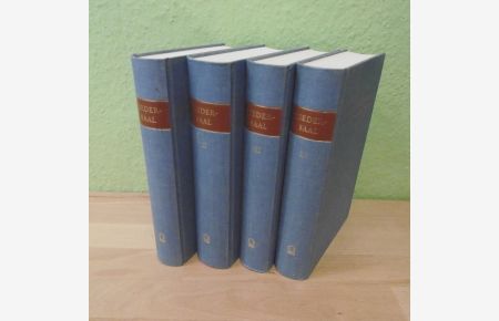 Lieder-Saal. Das ist: die Sammlung altdeutscher Gedichte aus ungedruckten Quellen.   - Reprografischer Nachdruck der Ausgabe von 1820.