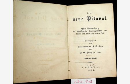 Der neue Pitaval : eine Sammlung der interessantesten Criminalgeschichten aller Länder aus älterer und neuerer Zeit. Theil 12