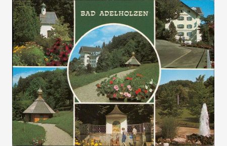 Bad Adelholzen verschiedene Ansichten Mehrbildkarte
