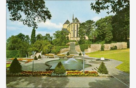 Mönchengladbach / Abteigarten mit Blick auf Münster