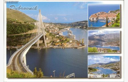 Dubrovnik Teilansichten Mehrbildkarte