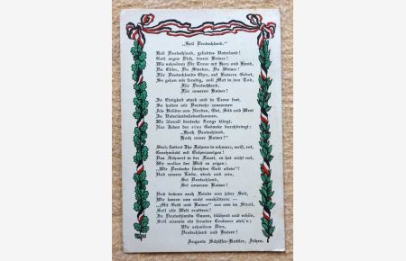 Ansichtskarte AK Vaterländisches Kaiser Gedicht