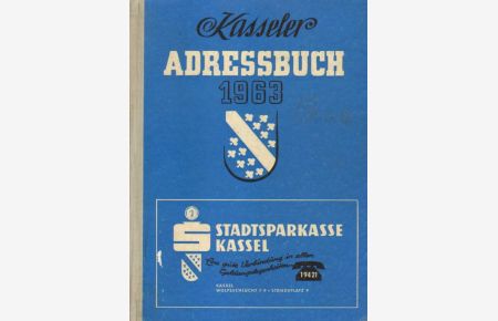 Kasseler Adressbuch 1963.