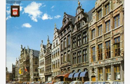 1106498 Antwerpen, Grosser Markt und die Gildehäuser