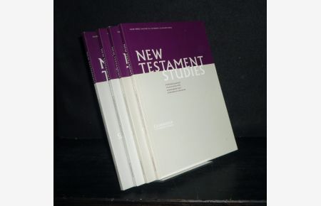 New Testament Studies: Volume 51, Number 1-4 (2005). [Published quarterly in association with Studiorum Novie Testamenti Societas].