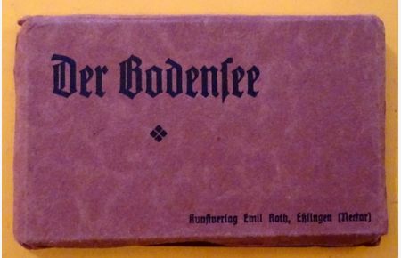 Der Bodensee (Leporello mit 15 farbigen Fotos)