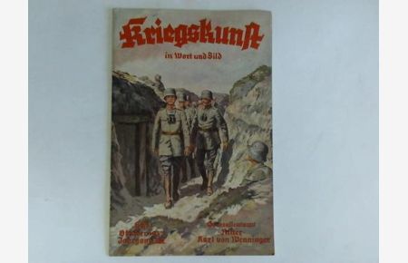 Heft 1 Oktober 1937 Jahrgang XIV. Generalleutnant Ritter Karl von Wenninger