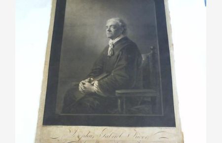 Josephus Gabriel Füger. Senior Ministerii Heilbronnensis. Gestochen von Franz Wrenk (1766 - 1830). Lithographie um 1791