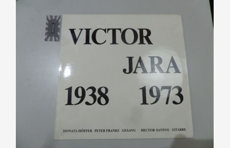 Victor Jara 1938 1973 [Vinyl, LP, YA-1121218].