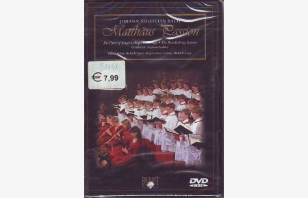 Matthäus-Passion. DVD Matthäus Passion.   - King´s College Choir Cambridge. Brandenburg Consort.