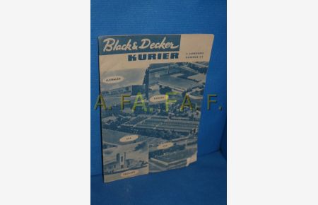 Black & Decker Kurier, 2. Jahrgang Nummer 3/4