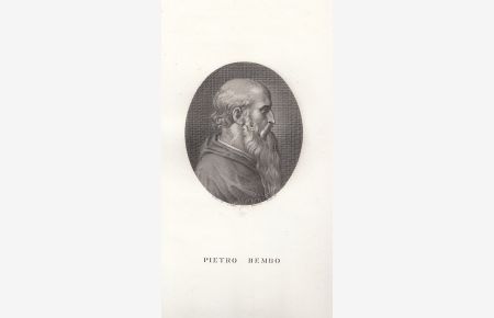 Porträt. Brustbild in ovaler Form im Profil nach rechts. Kupferstich von Beceni/Guiseppe Longhi/G. Bossi/Beltoni, ca. 17 x 13, 5 cm, Blattgröße: 32 x 23, 5 cm, um 1820.