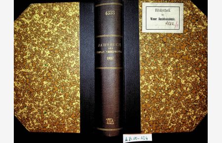 Jahrbuch der Internationalen Vereinigung für Vergleichende Rechtswissenschaft und Volkswirtschaftslehre zu Berlin 3. Jahrgang 1897