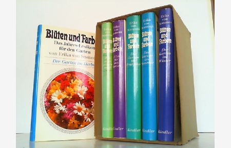 Blüten und Farben. Das Jahres-Lexikon für den Garten. Hier Band 1-6 in 6 Büchern KOMPLETT!