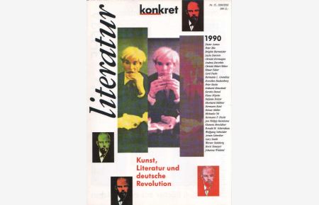 Konkret Literatur Nr. 15, 1990/1991: Kunst, Literatur und deutsche Revolution.