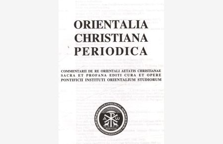 A Romanian Proposal for Church Unity - Rome 1937.   - ORIENTALIA CHRISTIANA PERIODICA, Volumen 70, Fasciculus II, 2004.