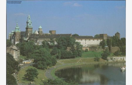 1119303 Krakau, Wawelkönigsschloss von der Weichsel gesehen