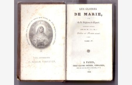 Les gloires de Marie. Tome I+II.   - Traduction Nouvelle par M. D..L...C....