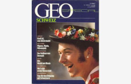 Geo special 1987/ Nr. 1: Schweiz