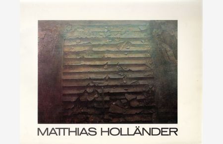Matthias Holländer.   - (Ausstellung). Galerie spectrum; Wien.