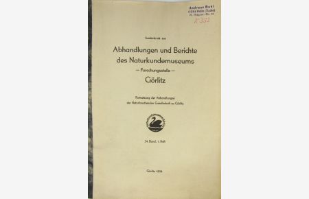 Flora der Oberlausitz einschließlich der nördlichsten Tschechoslowakei. VII. Teil (8. Fortsetzung). Die Dicotyledonen. Scropulariaceae - Lobeliaceae.