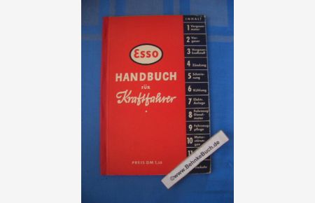 Esso-Handbuch für Kraftfahrer