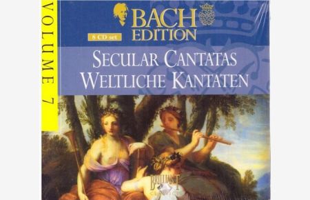 8 CD. Bach. Secular Cantatas / Weltliche Kantaten  - (= Bach-Edition Vol. 7, CD 47-54)