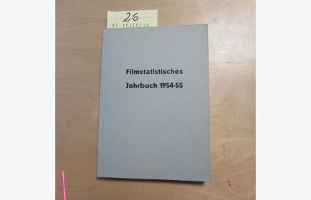 Filmstatistisches Jahrbuch 1954/55
