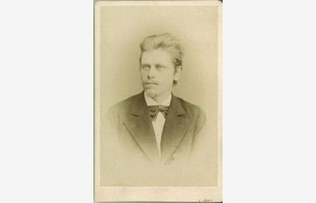 Männerporträt - Brustbild [mit hds. Titel: Dr. Max Gruber, Novemb. 1876].