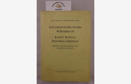 Indonesisch-deutsches Wörterbuch = Kamus bahasa Indonesia-Djerman.