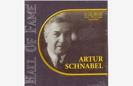 5 CD. Artur Schnabel. Hall of Fame