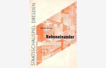 Nebeneinander. Programmheft für 1960 /1961.