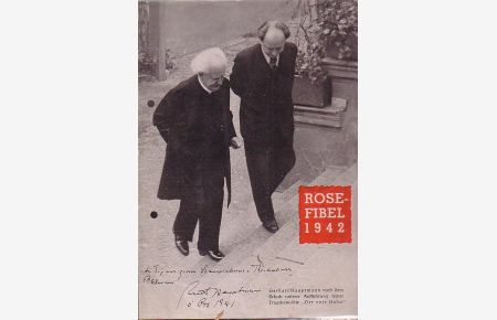 Rose - Fibel 1942 (mit dem Wegweiser (Spielplan) durch den Rose - Spielplan 1942 / 43).