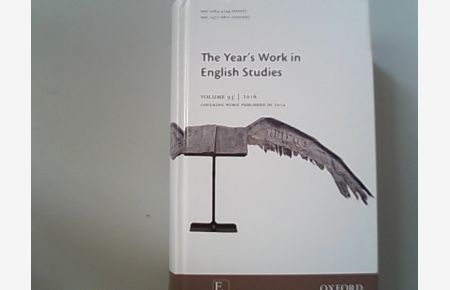 The Year's Work in English Studies, Volume 95, 2016 covering work published in 2014