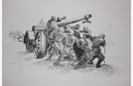 Aus dem russischen Skizzenbuch eines Artilleristen