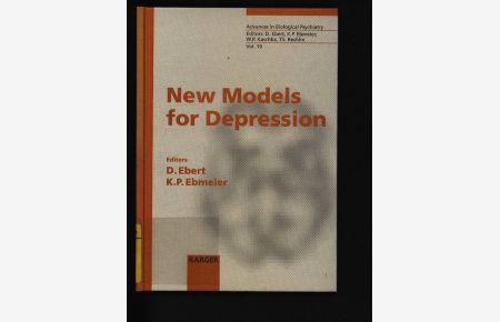 New models for depression.   - (Advances in biological psychiatry, vol. 19)