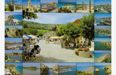 1120586 Cyprus Mehrbildkarte