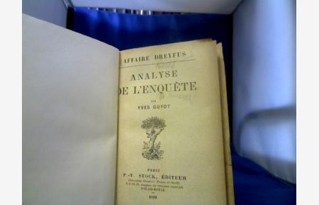 Affaire Dreyfus Analyse de L´enquete.