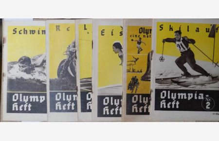 7 hefte der Reihe. Herausgegeben vom Reichssportführer und dem Propaganda-Ausschuß für die Olympischen Spiele Berlin 1936. Mit zahlreichen Abbildungen.