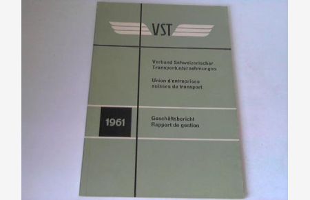 Geschäftsbericht 1961