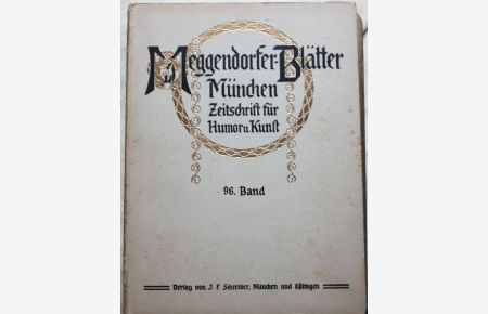 Meggendorfer=Blätter Zeitschrift für Humor und Kunst 96. Band 1914